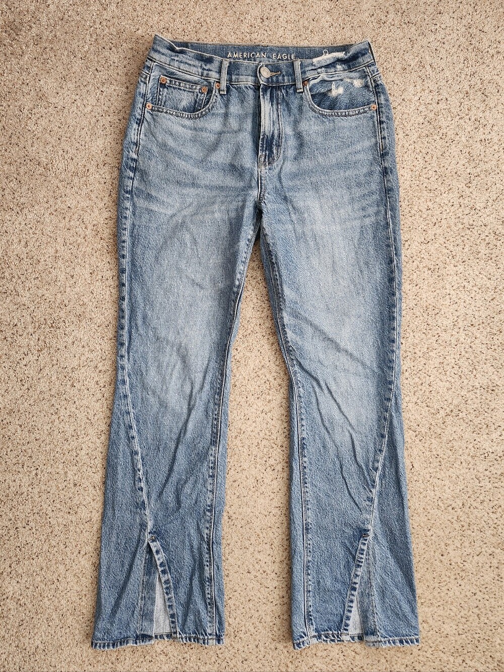 90s Slit Boot Cut Jeans⁹